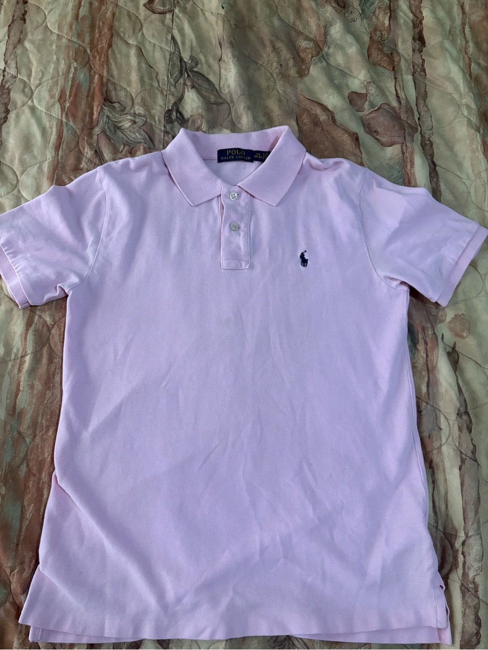 Ralph Lauren Polo Classic Fit Pink boys Polo Shirt